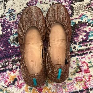 Sienna Brown Croc Tieks EUC 6